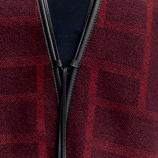 ポンチョ 《キャドリーユ》 - ブルー | Hermès - エルメス-公式